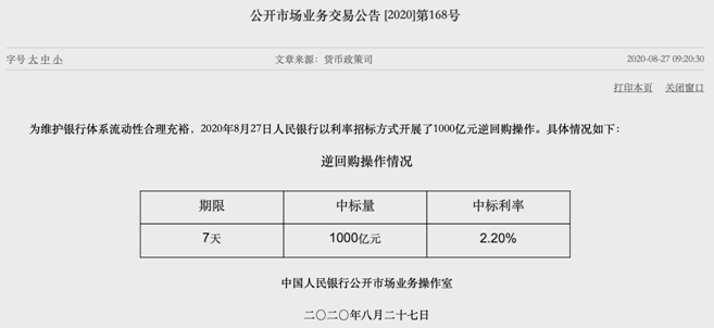 工作日|央行逆回购“15连击”！15个工作日累计向市场投放超1.9万亿元！