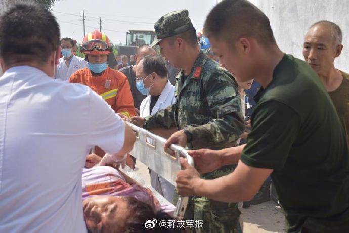 聚仙|山西临汾一饭店坍塌 武警官兵第一时间参与救援