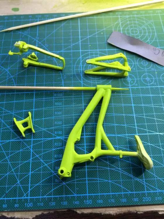 细节|手工打造Demo8速降车模型