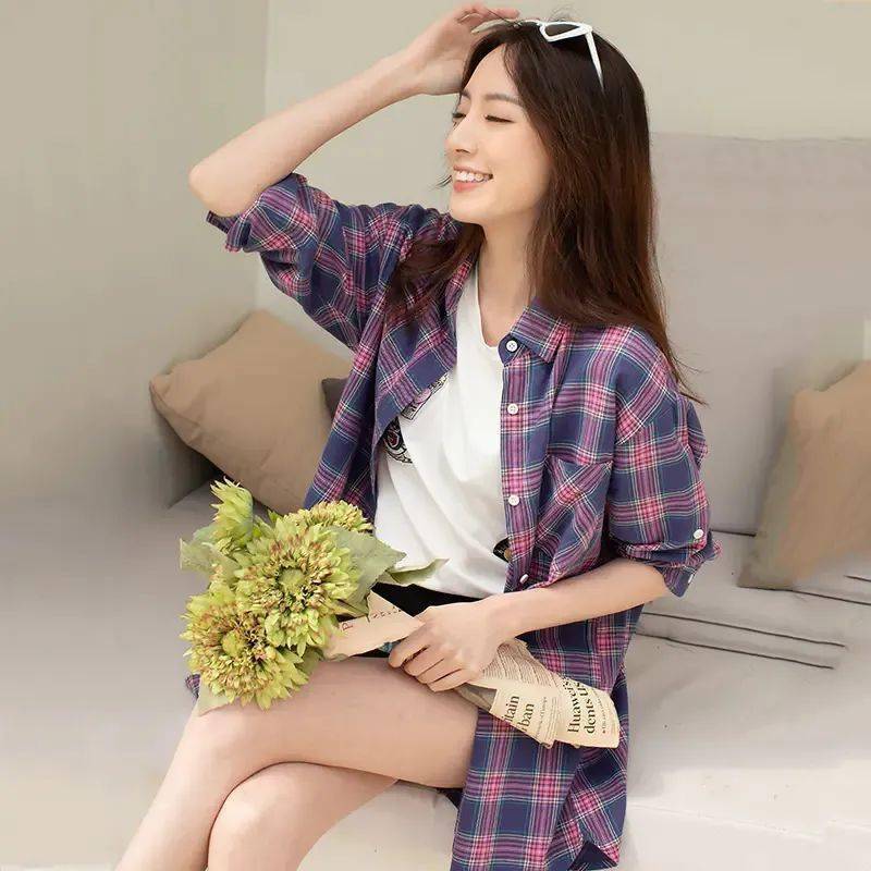 衬衫|为什么明星都爱格子衫?一衣多穿,从夏穿到冬,让你美出新高度!