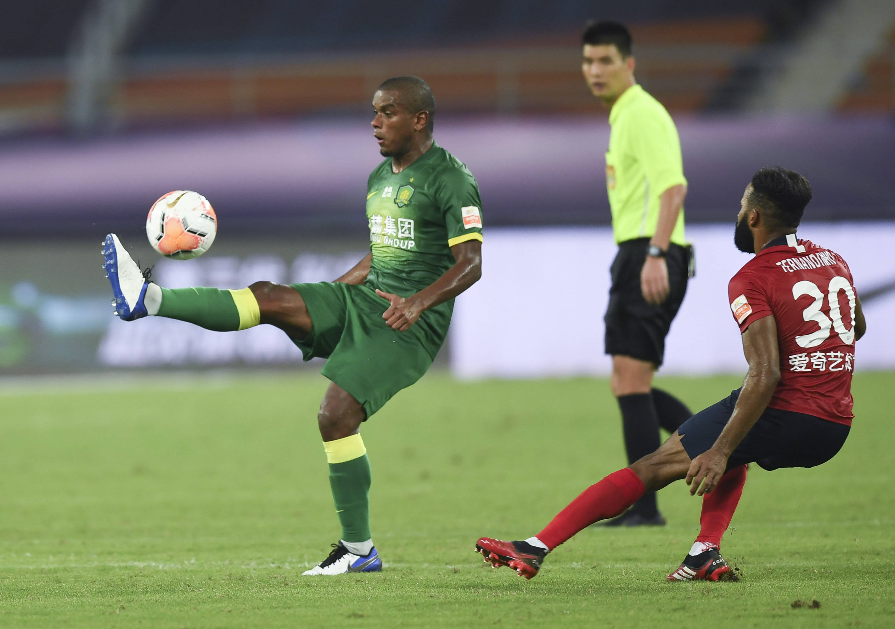 重庆|足球——中超：北京中赫国安胜重庆当代