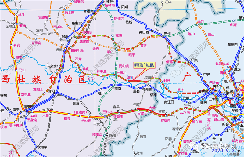 柳梧铁路进入稳评公示阶段,建成后全线设8个车站