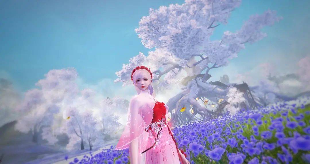 化身|大荒Look | 朱英半染蝶翅，化身明代诗人笔下的红玫瑰