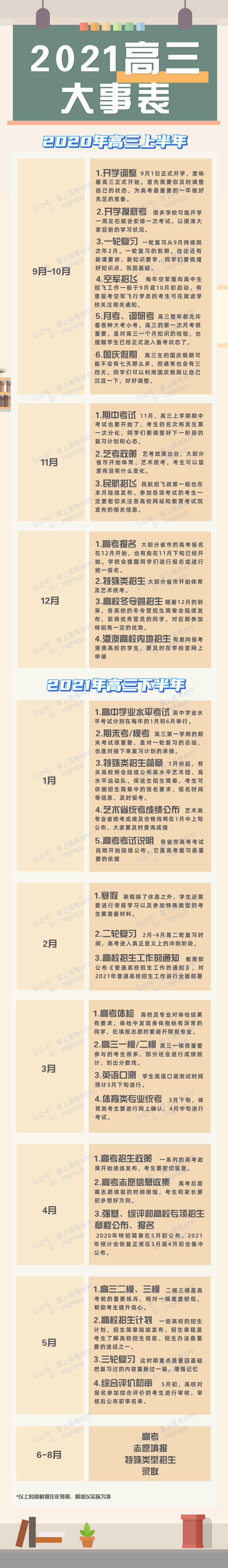 2021年度|最全2020—2021年度校历来了, 明年寒暑假放假时间都定了! 附全年大事表