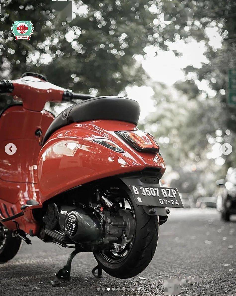 vespa150红冲刺和黑春天改装分享