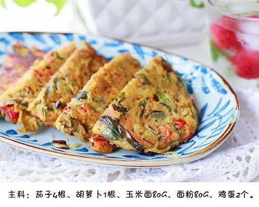 做法|简单的做法,好吃又健康! ????茄子玉米面饼