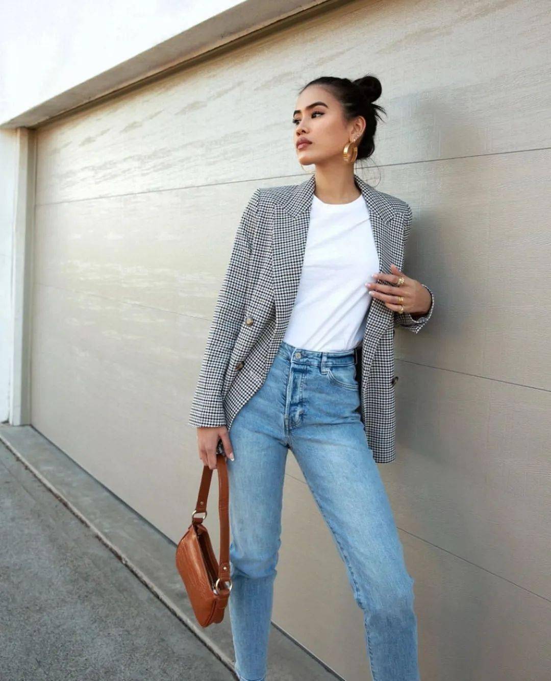 仙女们|格纹衫 + 短靴，早秋这么穿A到爆 ！