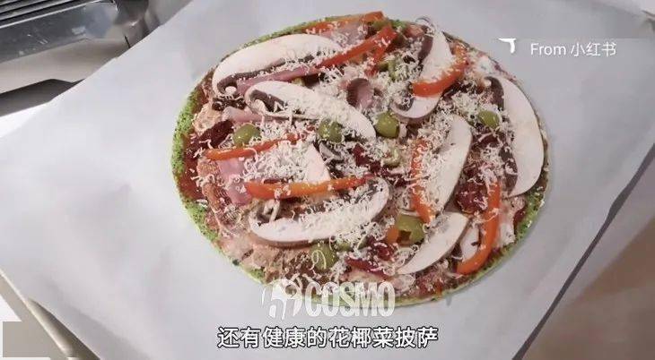 生菜|真的瘦 | 生菜三明治不算什么，维密超模的花椰菜披萨才是狠货！