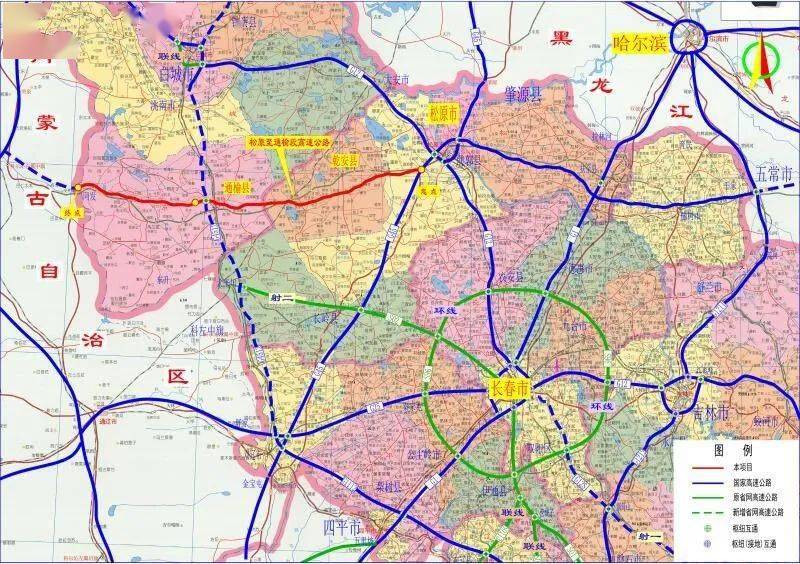 吉林省松通双洮高速公路建成通车fm1038明日为您现场直播