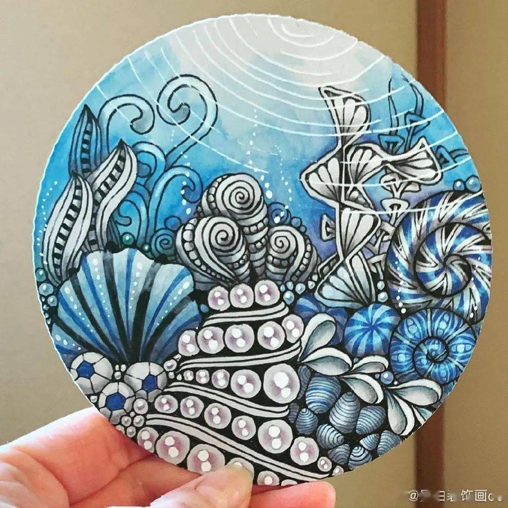线描创意的100种技法,用普通的笔,画出超精美的画作,美醉了!