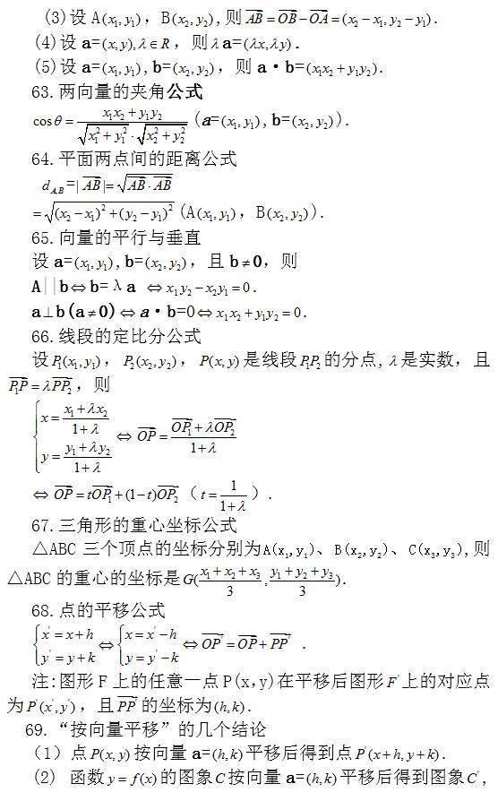 高中|高中数学常考结论203条, 涵盖高中所有重点 ! 请收好 !