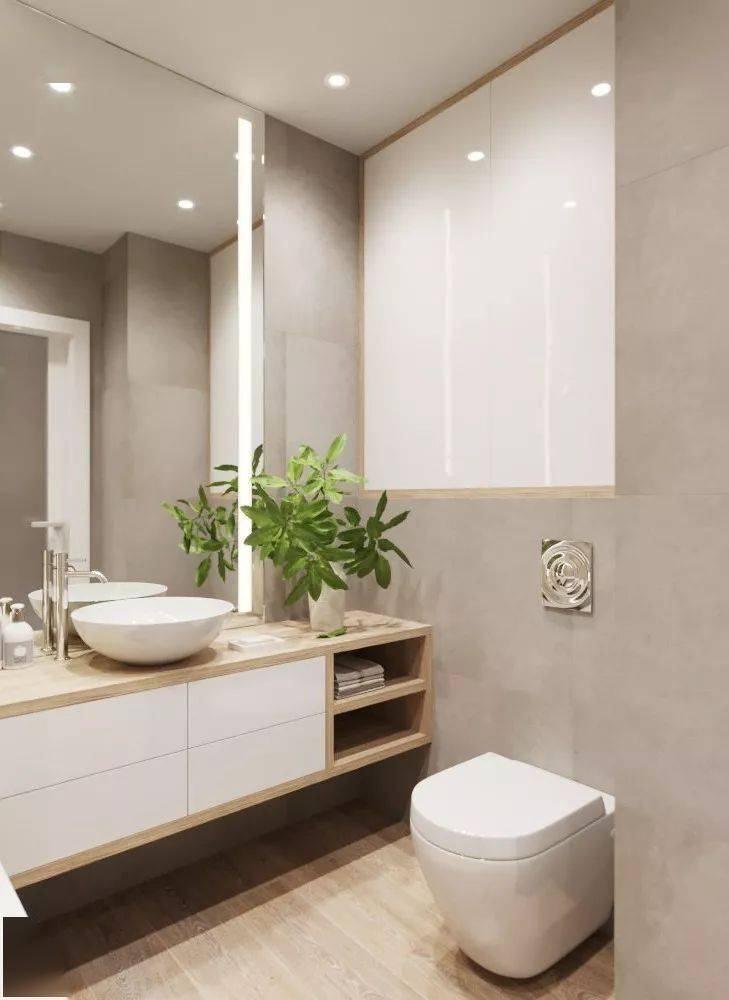 空间|10个设计原则,让小卫生间装出豪宅的大气感!