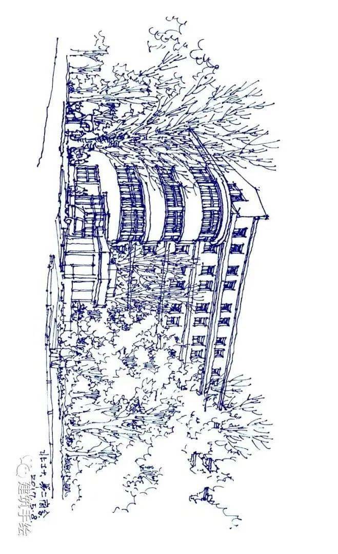 甲子之约校友倾情手绘一大波北工大建筑美图来袭