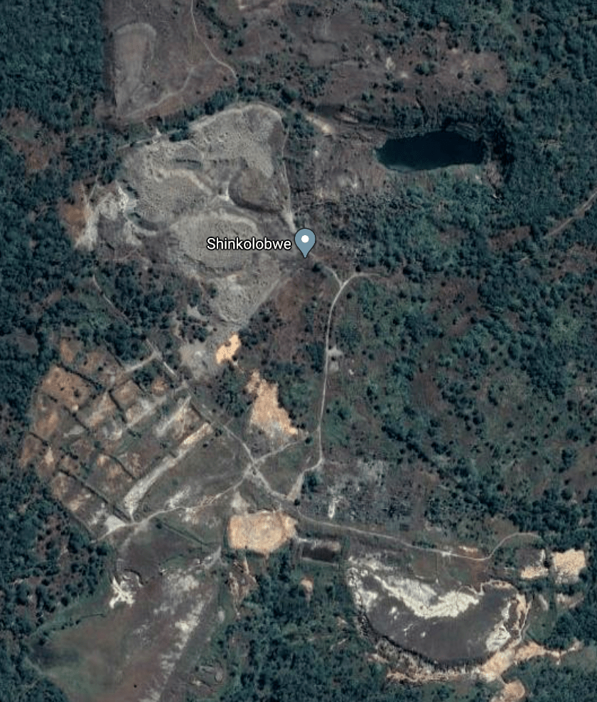 一度在地图上被抹去的Shinkolobwe铀矿场,“曼哈顿计划”浓缩铀的原料也产自刚果。