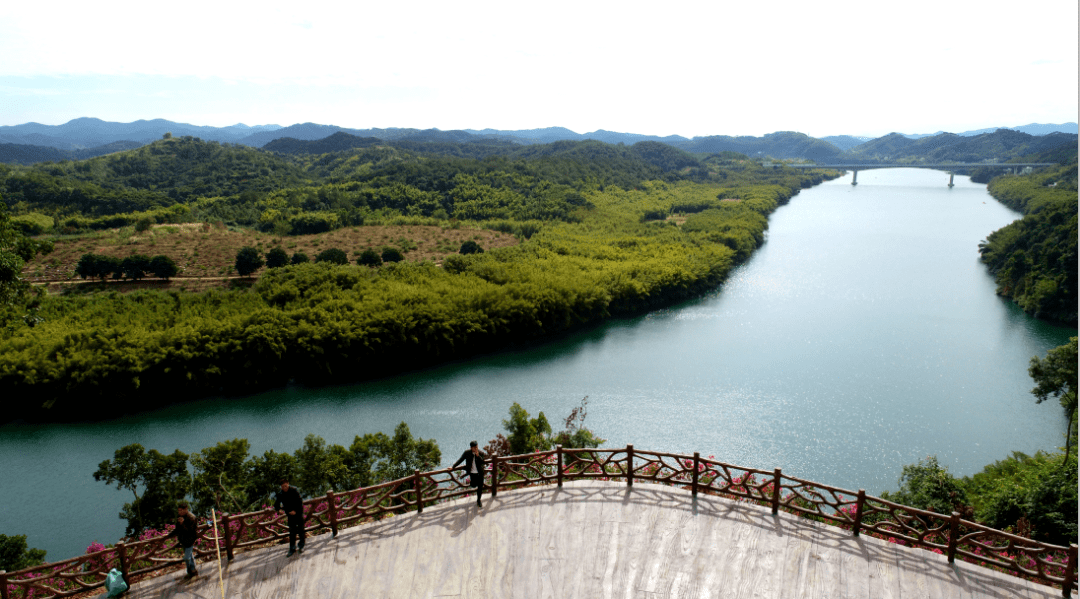 西江,贺江在县城交汇, 两岸风光旖旎, 便是封开县大洲镇大洲村——