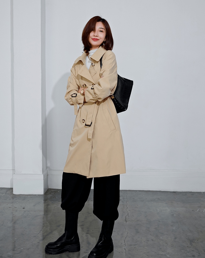 气质|这件风衣穿20年不过时!收腰显瘦,又飒又高级,气质A爆了!