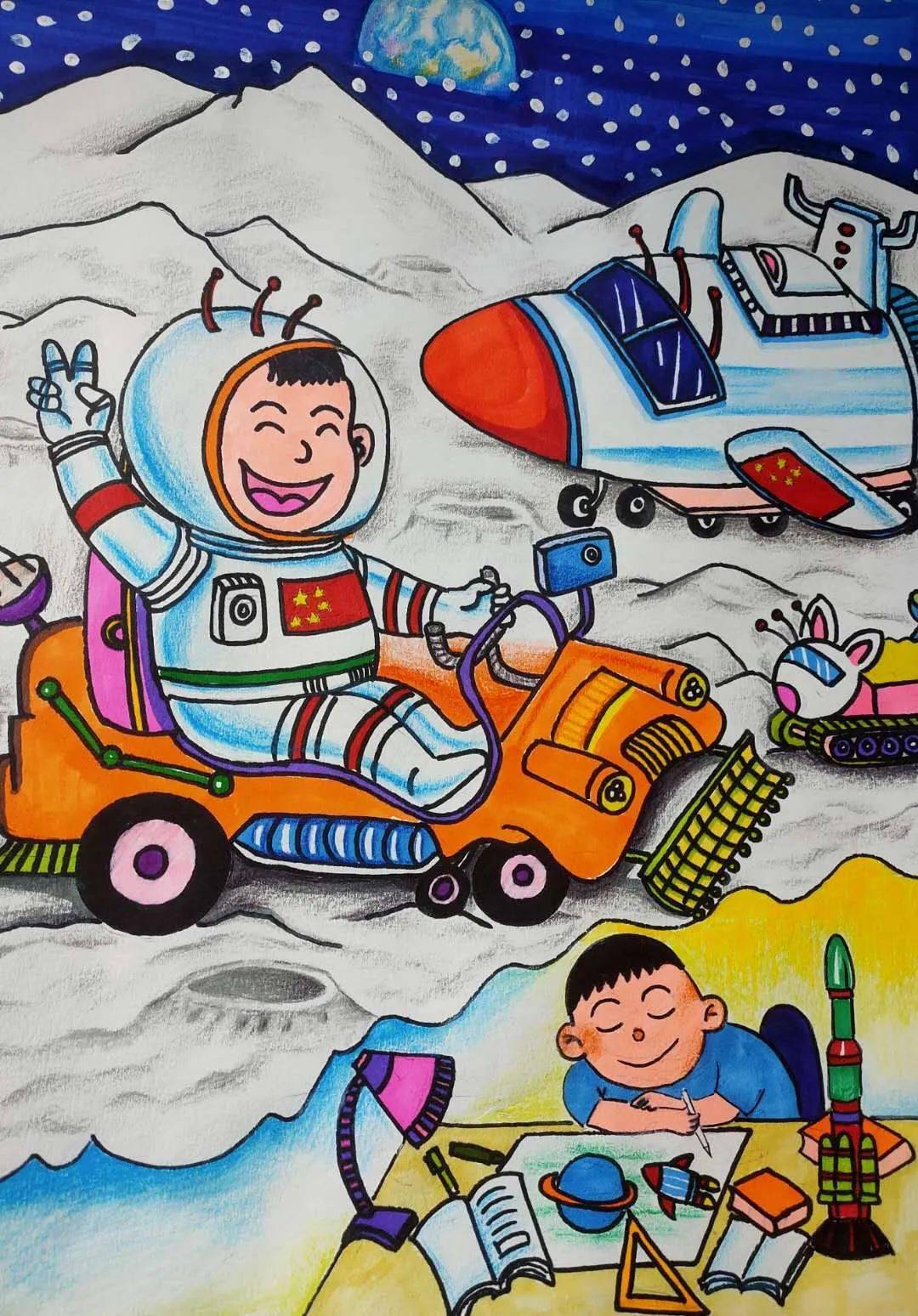 太原尧城机场"飞行大会"紧张筹备之中青少年航空绘画大赛作品开评
