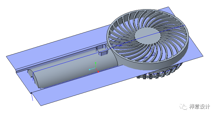 一款手持风扇产品建模思路分享