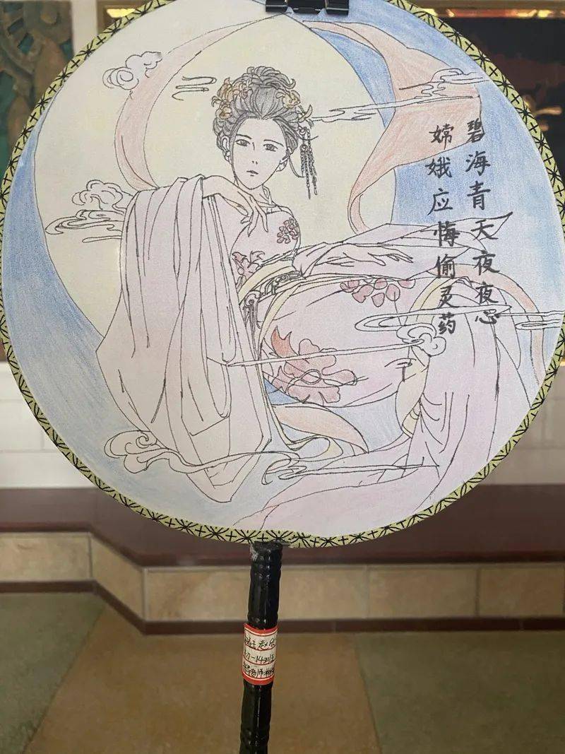 纸间月圆团扇中秋2020年厦门一中思明校区少先队中秋活动