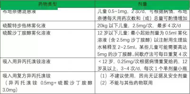 儿童雾化用药超说明书使用需谨慎