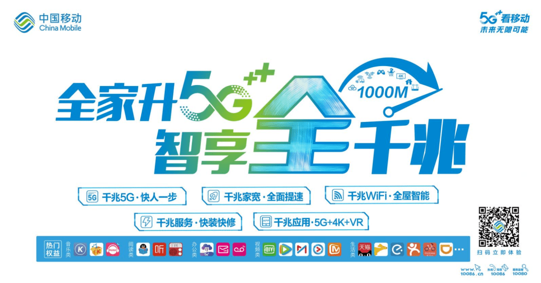 万家团圆时刻 千兆5g,千兆宽带,千兆wifi,千