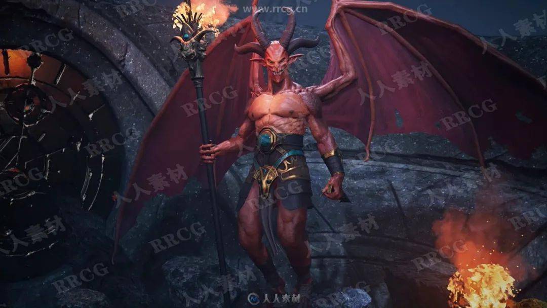 zbrush地狱恶魔游戏角色超完整制作大师级视频教程
