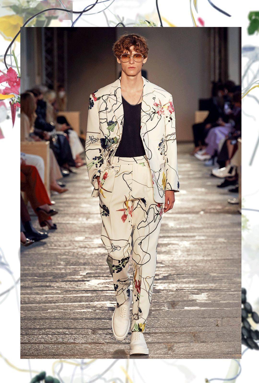 西装|我问一个偶像男星去前女友婚礼穿啥?答:一身荧光绿