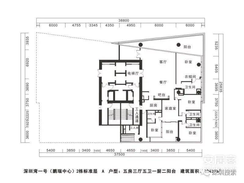 深圳湾1号430㎡出租