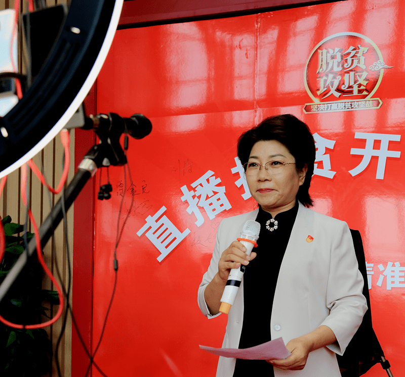 新乡市电子商务管理协会会长,茹岗社区党委书记张春兰同志讲话