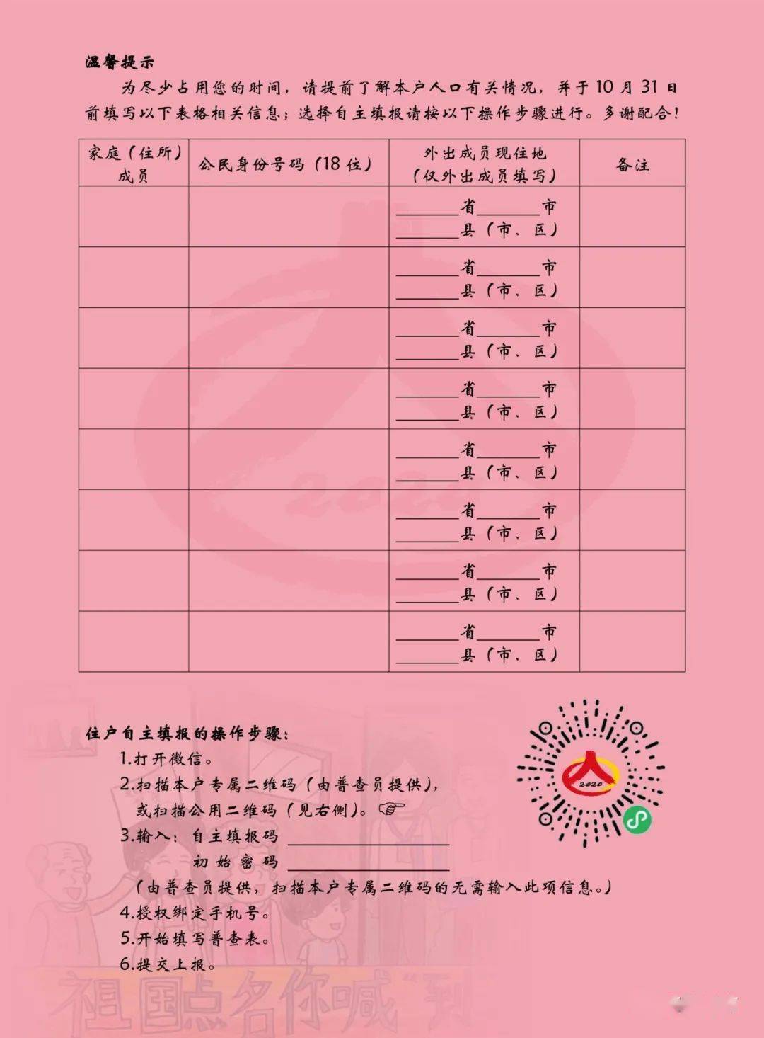 人口普查正式登记宣传_人口普查宣传图片(2)