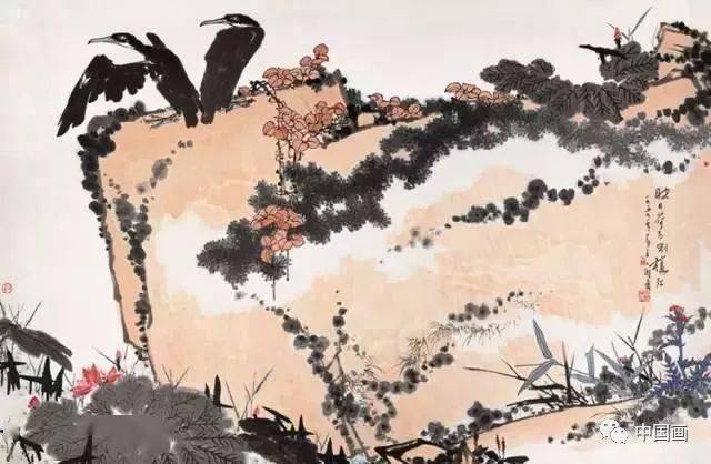 近代中国画家中，谁的画最霸气？_潘天寿