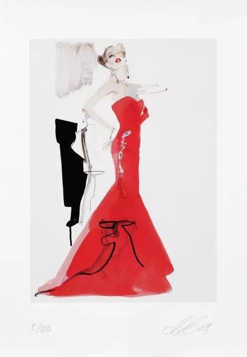 插画师推荐11|时装插画师david downton_大卫·唐顿