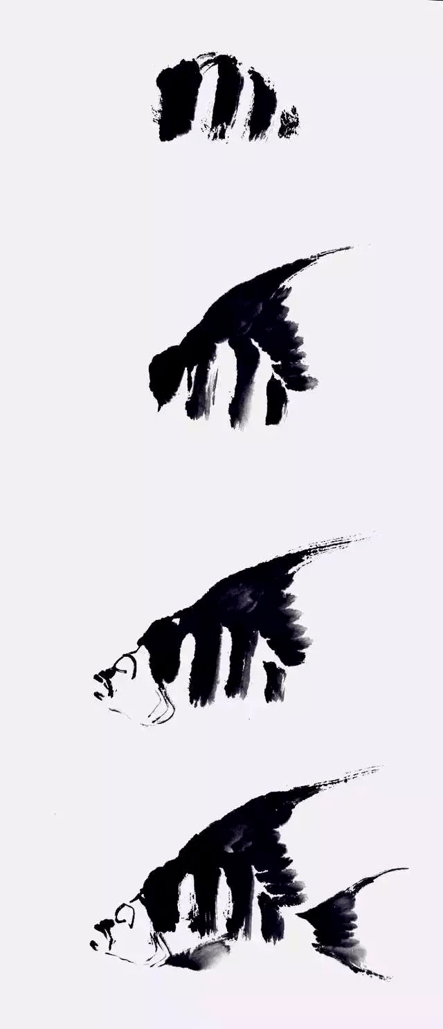 神仙鱼的画法