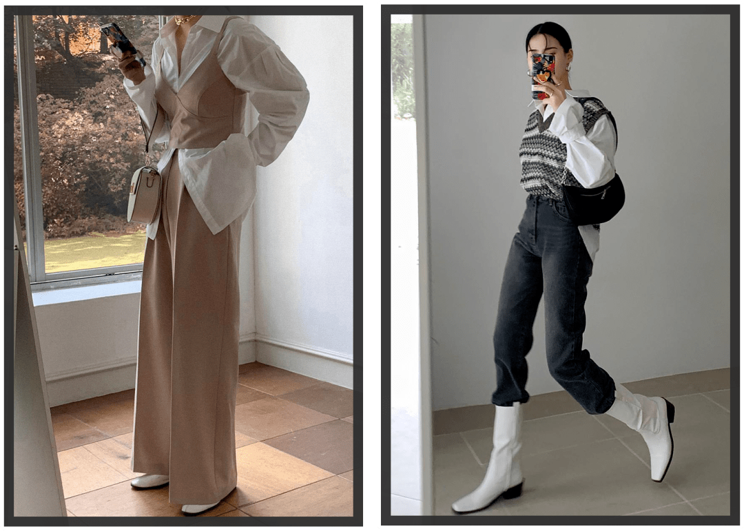 钟楚曦|南韩钟楚曦的「大佬风」穿衣模板，显高显瘦太绝了！