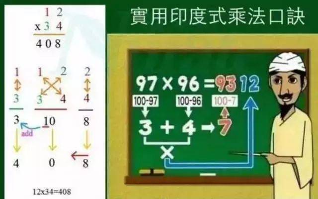 印度乘法口诀,比我们的还快!