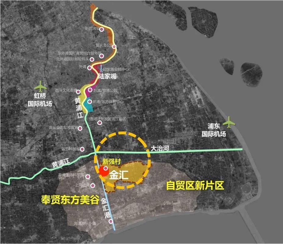 北倚浦江新板块,东连泰日申亚片林,是上海2035总体规划确定的30个区域