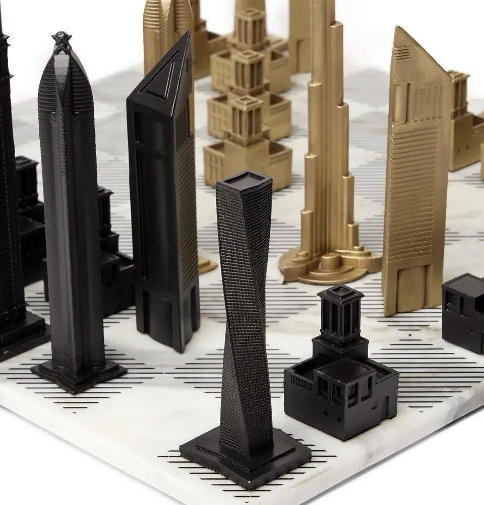 棋子|建筑大师为何都要设计自己风格的国际象棋？