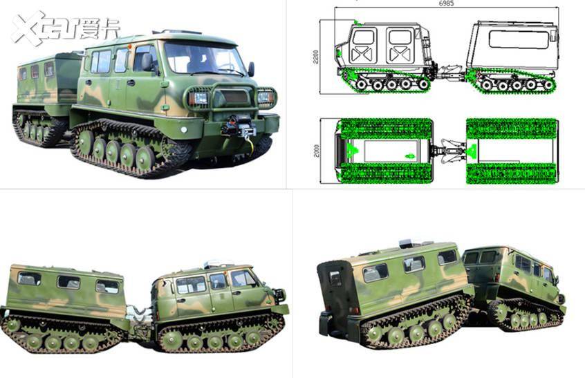 地表最强越野神器 解析蟒式全地形车辆_履带