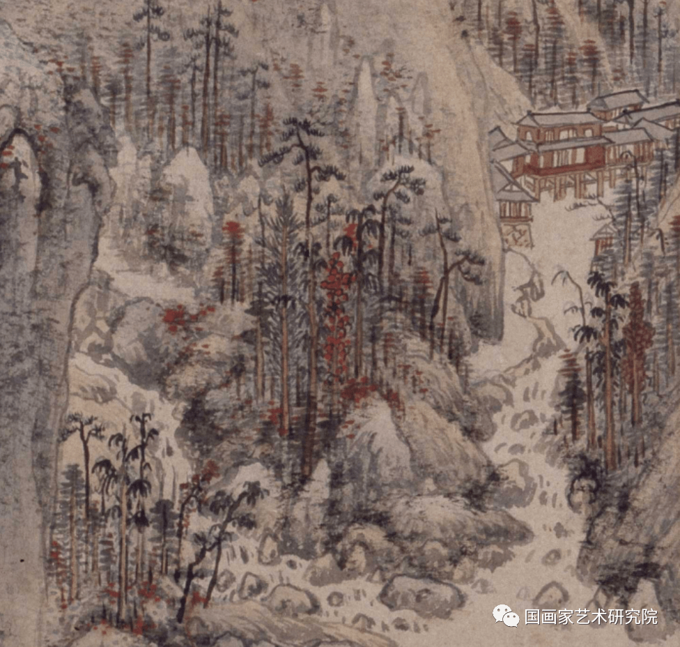 中国国画历代精品高清展1402明宋旭万山秋色图