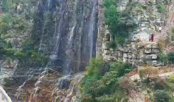 山水瀑布景观景区