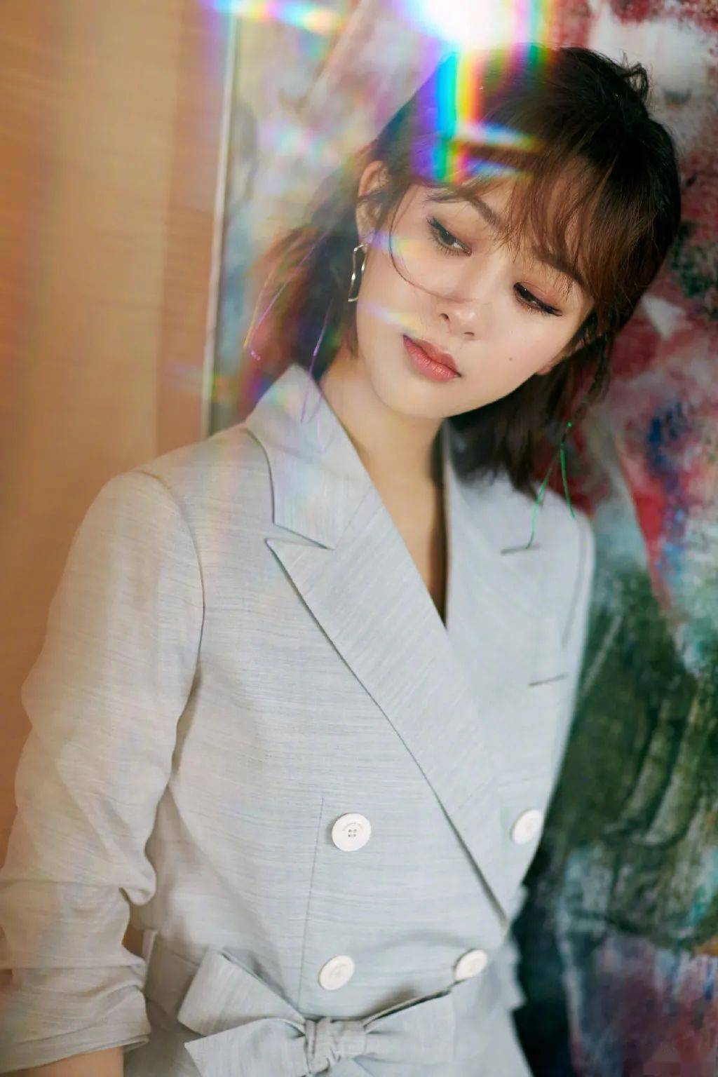 短发|剪了短发的杨紫，又让我心动了！