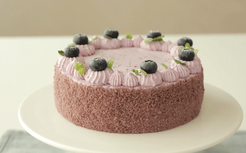 蓝莓奶油蛋糕配方:能抹面,夹馅,裱花_手机搜狐网
