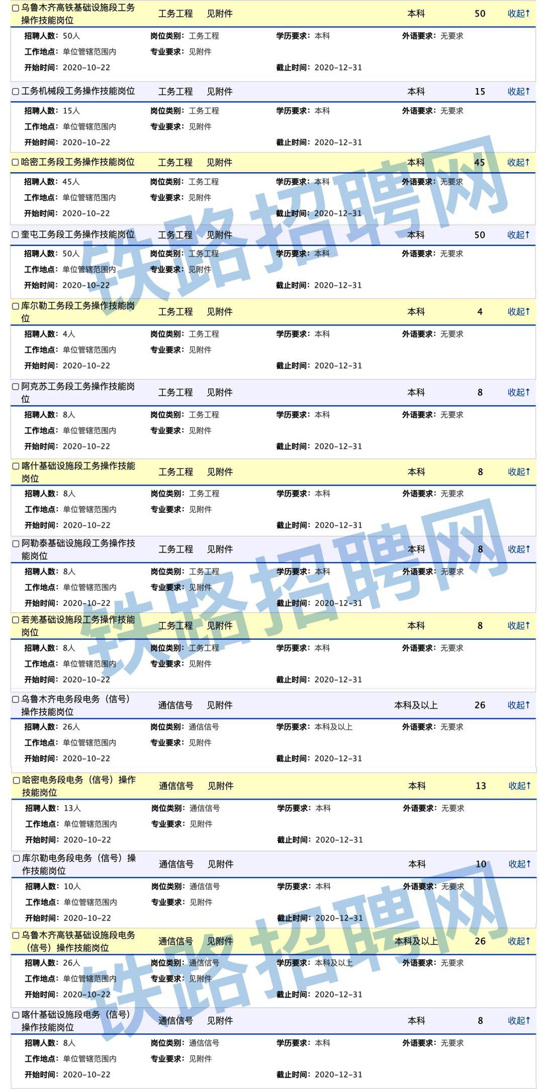 乌鲁木齐铁路局招聘_2020年乌鲁木齐铁路局 集团 招聘考试考核正式启动