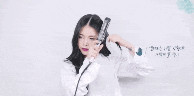 gif:youtube@0521 leesu blooming步骤二:挑出其中的一绺头发