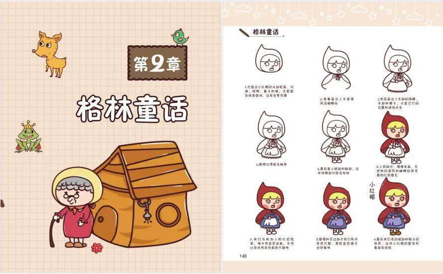 零基础学画画!手把手教你画出3000例童话简笔画