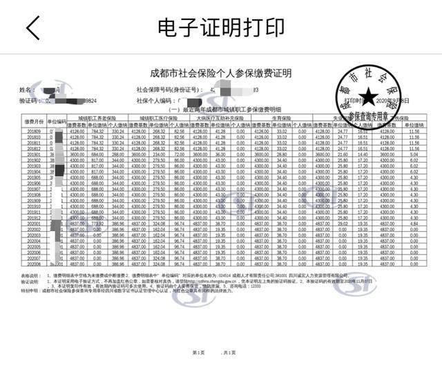 温 馨 提 示 社保证明列表是根据个人参保类别情况显示的,即  仅显示