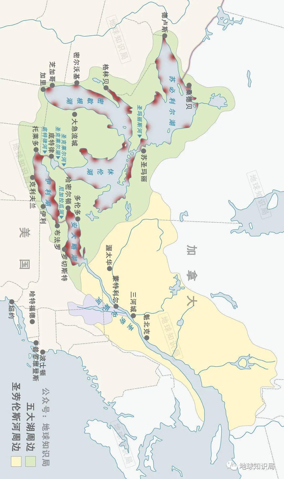 五大湖沿岸人口城市众多原因_五大湖沿岸工业区