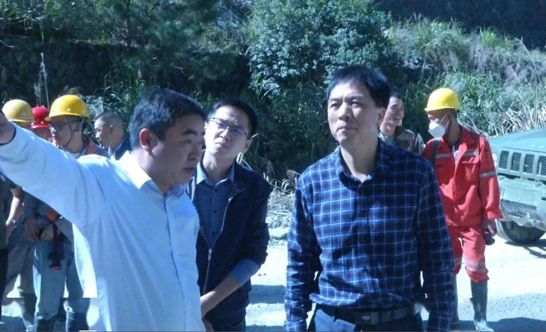古田县领导检查天宝矿业尾矿库安全工作