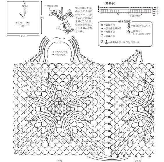 毛线|用剩余的毛线钩了几个购物网袋，出门真是好用极了！