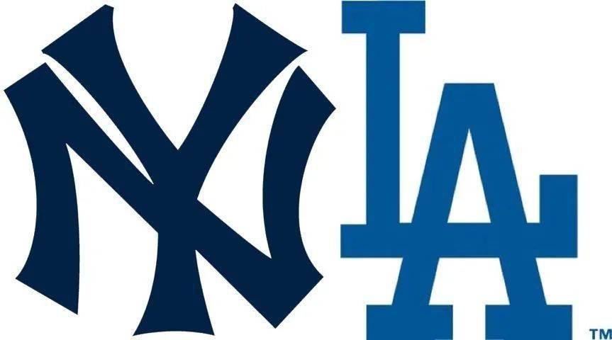 我们非常熟悉的"ny"和"la"这两个标志分别代表 mlb 的两支老牌劲旅